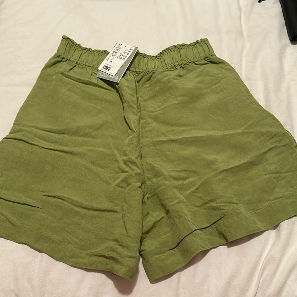 Linen blend Shorts